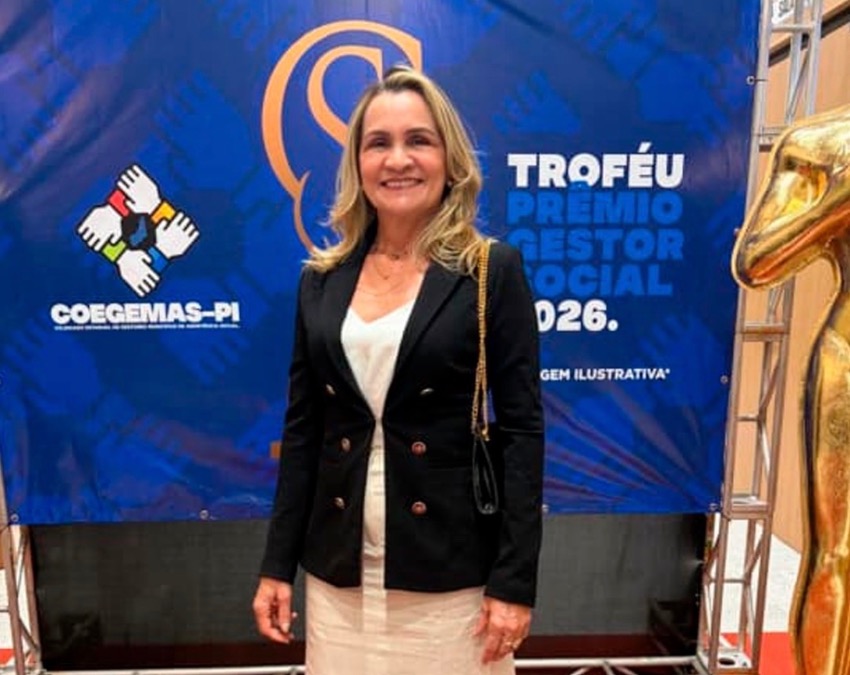 Mira Melo é homenageada no Prêmio Gestor Social do COEGEMAS-PI